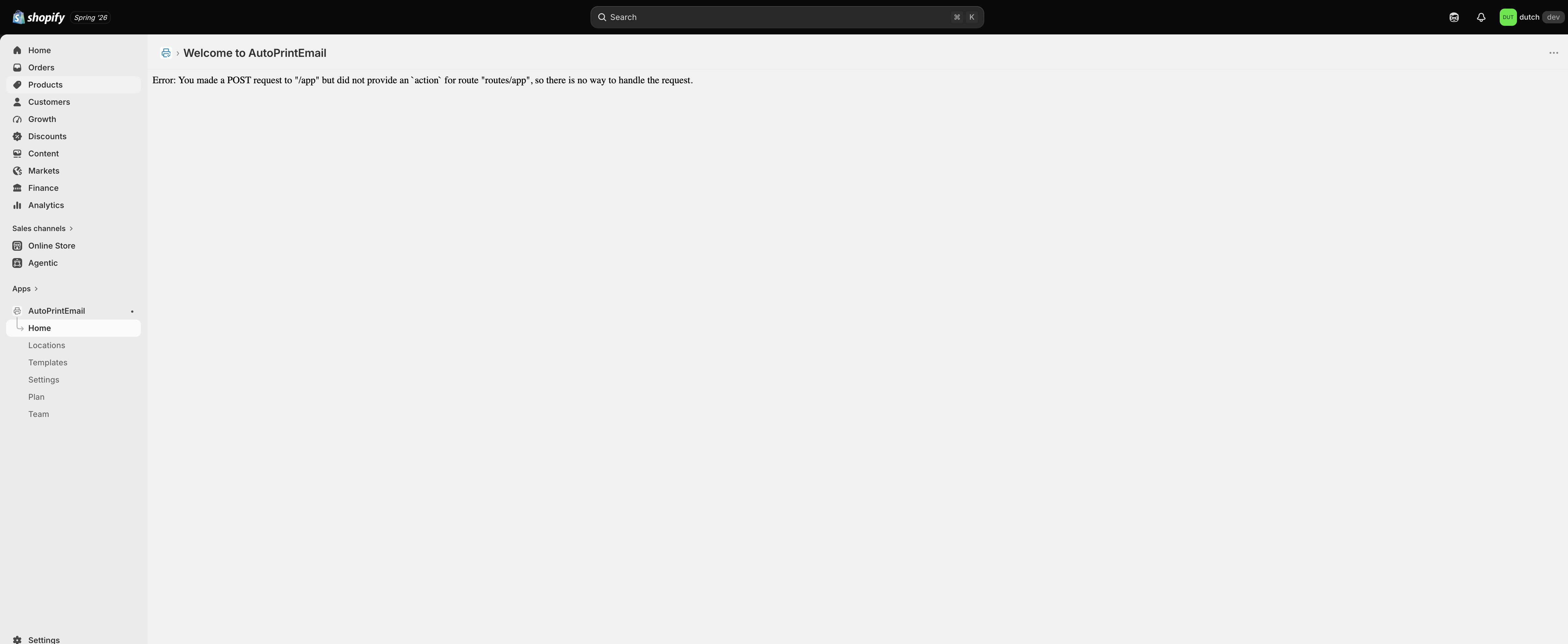 Confirm-your-email step with the store email pre-filled
